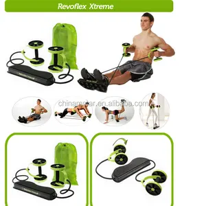 Revoflex Xtreme AB Wheel /Mind Body Fitness Resistance Band Set /AB Wheel Roller