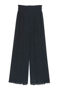 <span class=keywords><strong>Pantaloni</strong></span> Eleganti Casual a Vita Alta e Gamba Larga per Donne, Antirughe, Tinta Unita, Vita Elastica, Tessuto Leggero, <span class=keywords><strong>Pantaloni</strong></span> Dritti Drappeggiati - Product Image 2