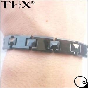 Heavy Tungsten Bracelet,<strong>Whatch</strong> Beads Arthritis bracelets for men 2026 Black Tungsten Carbide Bracelet - Product Image 2