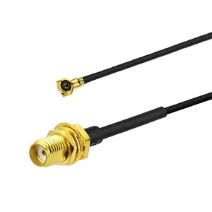 Superbat 0.81/1.13 RF Ultra Thin Coaxial Cable SMA to IPEX/U.FL/MHF4 Connector for GSM GPS WIFI Antenna Cable