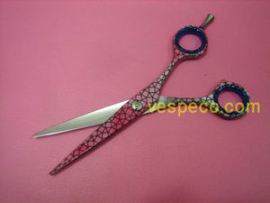Color razor edge scissors, Paper coated , Ball Bearing Screw - Product Image 2