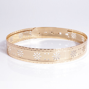 KDA8924 trendy fashion gold metal taille riem