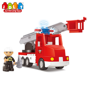 JDLT-Estación <span class=keywords><strong>de</strong></span> lucha contra incendios con luces y alarma para niños, juguete <span class=keywords><strong>de</strong></span> construcción <span class=keywords><strong>de</strong></span> plástico ABS, divertido y electrónico, 33 piezas - Product Image 4