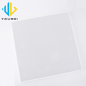 Modern <strong>Pop</strong> <strong>Design</strong> Aluminium Perforated Lay-in <strong>Ceiling</strong> for Living Room Square Tile Waterproof and Soundproof - Product Image 6