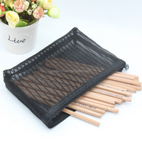 Trousse à crayons en maille transparente personnalisable, petite pochette promotionnelle, idéale comme cadeau