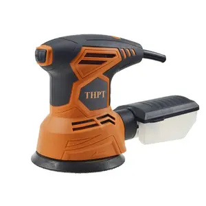 Mini sander orbital elétrico de 240w, baixo ruído, portátil, baixo ruído, orbital, disco de lixadeira para carpintaria aj8