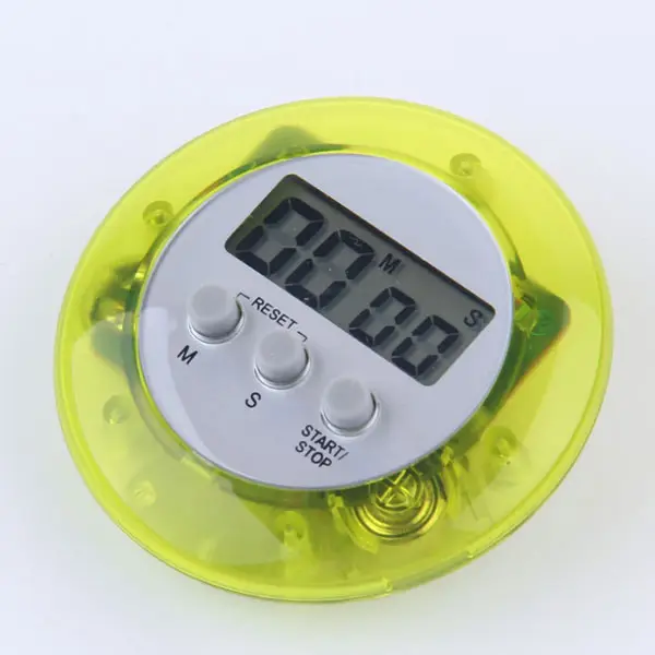 Round Shape Mini LED Electrical Kitchen Digital Timer for Cooking