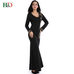 H & D Alibaba Top Vente Pas Cher Femmes Sexy Partie de Mode De Robes de Style Africain Pour Le Bureau - Product Image 3