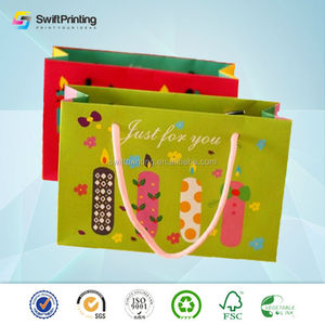Impresa Terciopelo famosa marca de <span class=keywords><strong>san</strong></span> valentín de Papel de Embalaje bolsa de papel con laminación del lustre - Product Image 6