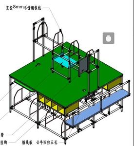 Bảng Làm Việc Lắp Ráp Linh Hoạt DY25 Hoặc Bằng Nhôm Hoặc Ống Nạc - Product Image 5