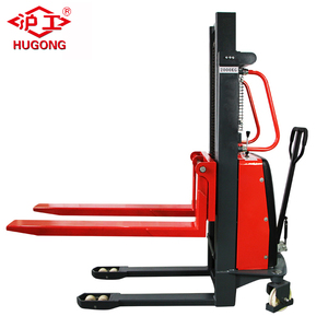 Yarı elektrikli forklift kamyon 1.5 ton hidrolik walkie elektrikli palet istifleyici - Product Image 2