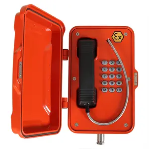 Full Keypad Tahan Panas IP66 IP 67 Tahan Air Industri Explosion Proof Telepon