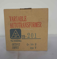Transformador de Voltaje Variable Monofásico 220V 0~220V 220VA Variac con Bobina Toroidal Autotransformador Yu Hseng YH-201L