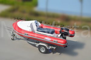 Motore CE 3 persone rosso Jetski gonfiabile barca per la vendita USA - Product Image 3