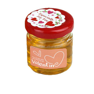 <span class=keywords><strong>Pot</strong></span> rond en verre à miel de 25ML35ML/50ML avec couvercle métallique, stockage de 20 ML, bon marché - Product Image 4