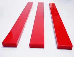 polyurethane sheet plastic sheet Red color polyurethane pu rubber plate