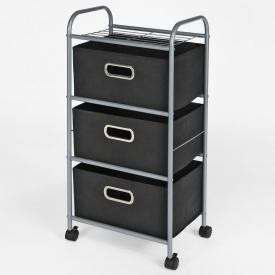 2-Tier Metal Tray and Wire <b>Drawer</b> <b>Trolley</b> ABS Mounted Corner Mounted for Hotel or Apartment Use - Product Image 5