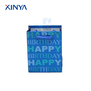<span class=keywords><strong>Simple</strong></span> style <span class=keywords><strong>pas</strong></span> <span class=keywords><strong>cher</strong></span> heureux d'anniversaire slogan imprimé papier cadeau sac d'emballage - Product Image 5