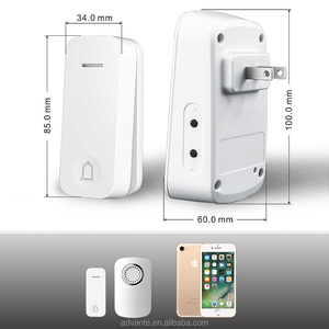 Sonnette <span class=keywords><strong>de</strong></span> <span class=keywords><strong>porte</strong></span> sans fil intelligente, étanche, auto-alimentée, sans batterie, <span class=keywords><strong>carillon</strong></span> <span class=keywords><strong>de</strong></span> <span class=keywords><strong>porte</strong></span> sans fil - Product Image 4