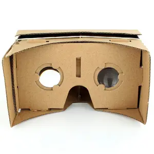 DIY الكرتون 3D VR نظارات نظارة الواقع الافتراضي V1 التصميم الإبداعي الكرتون ورقة نظارات للهاتف المحمول