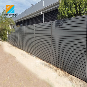 Privacy Modern <strong>Garden</strong> <strong>Metal</strong> Aluminum Slatted <strong>Fence</strong> <strong>Panels</strong> - Product Image 1