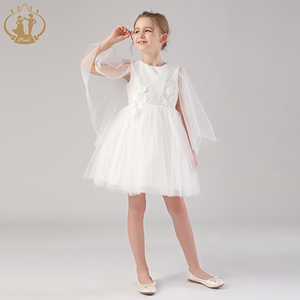 Gaun Kecil Desain Anak Perempuan Manis Fashion Musim Panas Nimble untuk Anak Perempuan Gaun 8 Tahun - Product Image 2