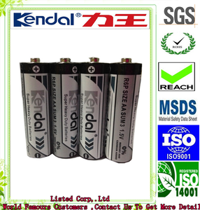 แบตเตอรี่คาร์บอน Kendal 1.5V <span class=keywords><strong>R6P</strong></span> แบตเตอรี่หลักชนิดซุปเปอร์เฮฟวี่ดิวตี้ สำหรับของเล่น - Product Image 2