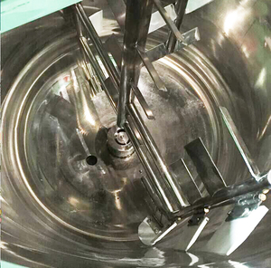 200 litri in acciaio inox doppio rivestito riscaldamento di raffreddamento e serbatoio di miscelazione con agitatore - Product Image 6