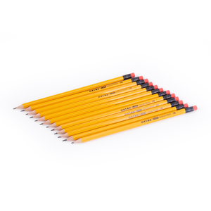 Lápiz amarillo promocional al por mayor, lápices de madera con número <span class=keywords><strong>2</strong></span>, lápiz con logotipo personalizado - Product Image 2