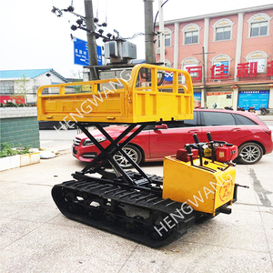 Mini Dumper Hengwang de 1000 kg con Motor Diésel, Mini Dumper Hidráulico sobre Orugas, Dumper para Palma Aceitera, Camión Volquete de 1000 kg en Venta - Product Image 4