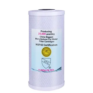 Cartucho de Filtro de Agua de Carbón Activado Jumbo Big Blue <span class=keywords><strong>CTO</strong></span> de 4.5 Pulgadas y 10 Pulgadas, 1 Micra - Product Image 1