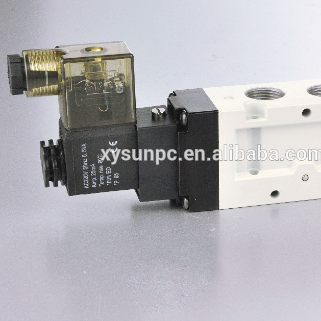 ISO9001 & TS16949 сертифицированный заводской электромагнитный клапан управления воздухом модели mindman 5 портов 2 позиции DC12V DC 24V