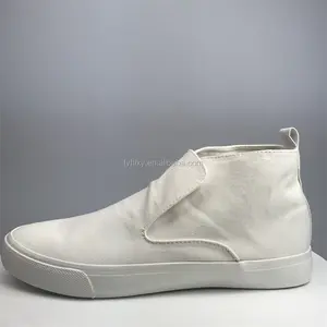 Hele Koop Hoge Top Duurzaam Blanco Eenvoudige Herfst & Lente Canvas Sneakers