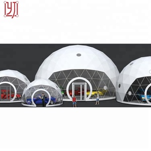 Guangzhou yijin 55 m transparente grande cúpula geodésica casa tienda - Product Image 4
