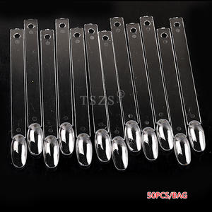 TSZS Professionnel 50 Pcs Ovale Nail Color Chart Acrylique Pratique Nail Swatch Sticks Polonais Affichage En Forme D'éventail Nail Color Chart - Product Image 4