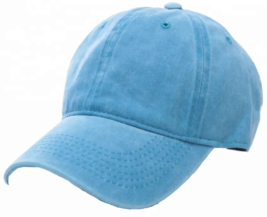 6 panel wholesale 100% cotton classic heavy washed vintage polo style baseball cap and solid men dad hat