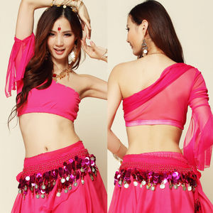 BestDance <span class=keywords><strong>India</strong></span> Sujetador de danza del vientre Top Danza del vientre Una blusa Sujetador de gasa Top OEM - Product Image 4