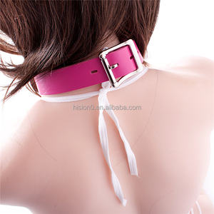 Cou Fétiche Bien Fait Conception <span class=keywords><strong>Simple</strong></span> Flirt En Cuir tour de Cou de Cou de Dames Collier De Retenue - Product Image 4