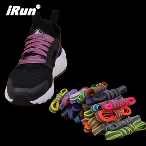 iRun独特的运动跑鞋3m反光平底鞋带-24色-风格闪亮的3m运动鞋蕾丝
