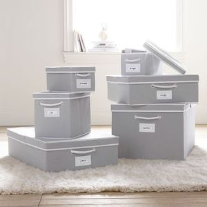 Non Woven Covered Decorative Fabric cardboard drawer storage box
