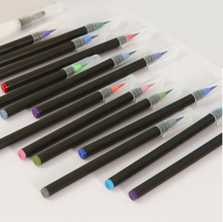 Watercolor Set Art Ink Color Paint Brush Pen