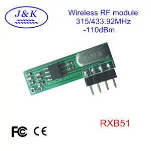 RXB51 беспроводной Радиочастотный приемник 315 МГц 433 МГц ASK