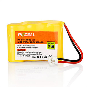 PK0060 Téléphone Sans Fil Batterie Ni-Mh aaa 750 mAh <span class=keywords><strong>4</strong></span>.8 V Batterie - Product Image 6