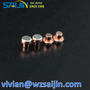 Chất lượng cao điện Bạc liên hệ với điểm bạc điện liên hệ với đinh tán Phụ kiện điện bi-kim loại bạc liên hệ với điểm - Product Image 2