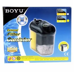 BOYU 150L/H ถังกรองภายนอก barrel ถังปลา aquarium กรองกล่องกรอง EF-05 เหมาะสำหรับ 70L ปลาถัง