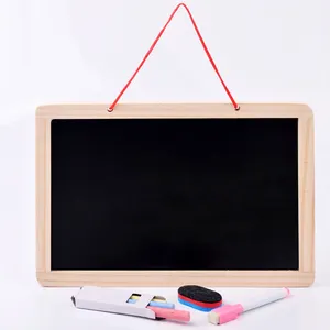 Mini caballete magnético <span class=keywords><strong>de</strong></span> madera para pizarra, doble cara - Product Image 1