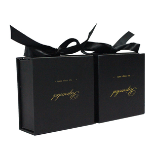 Asa de cinta de laminación <span class=keywords><strong>mate</strong></span> caja de embalaje pajarita con imán - Product Image 5