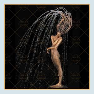 Gran oferta 2025, tamaño real, jardín de latón, baile Ornamental, Ballet, bronce, fuente desnuda, estatua de niña - Product Image 5