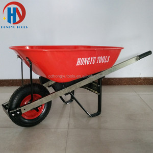 Fabricante al por mayor carretilla de construcción de metal con bandeja Fabricante de bandeja de carretilla de rueda de metal Premium - Product Image 4