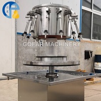 Machine de remplissage de liquide de bouteille d'eau minérale semi-automatique siphonique d'usine/remplisseur de liquide électrique à petite échelle